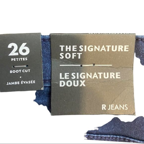 Reitmans R Jeans dark wash bootcut the signature soft size 26 Nwt - Picture 4 of 8